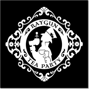 Raygun Tea Party Logo (Dark) Posters and Art